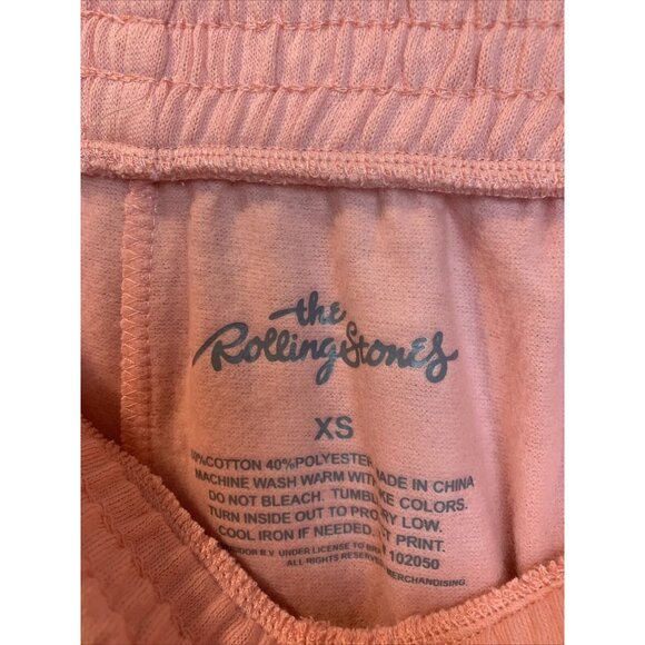 The Rolling Stones XS X-Small Pink Lips Graphic Jogger Sweatpants Target - Picture 6 of 6